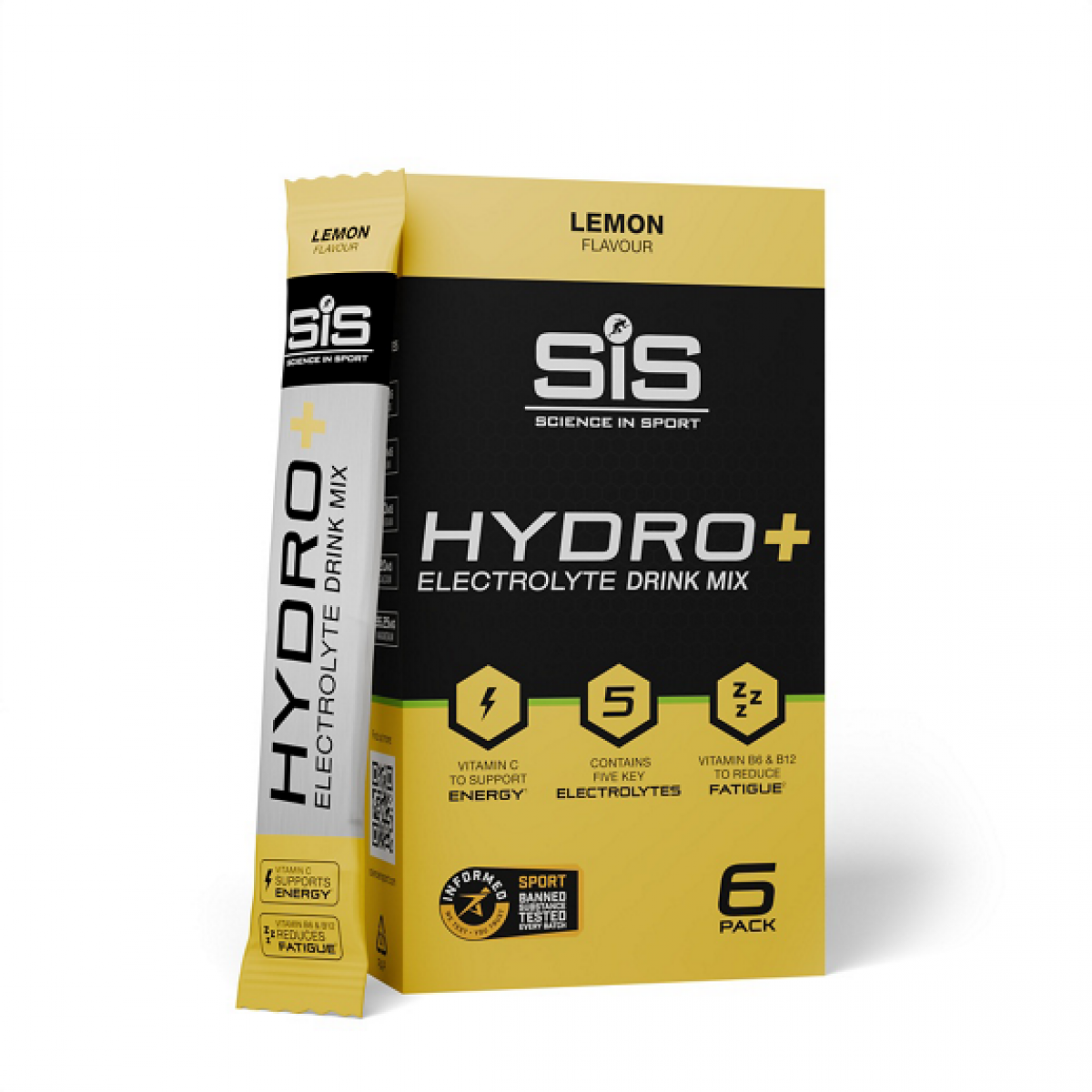 SIS GO Hydro+bevanda elettrolitica, confezione da 6 pezzi  da 4,5g