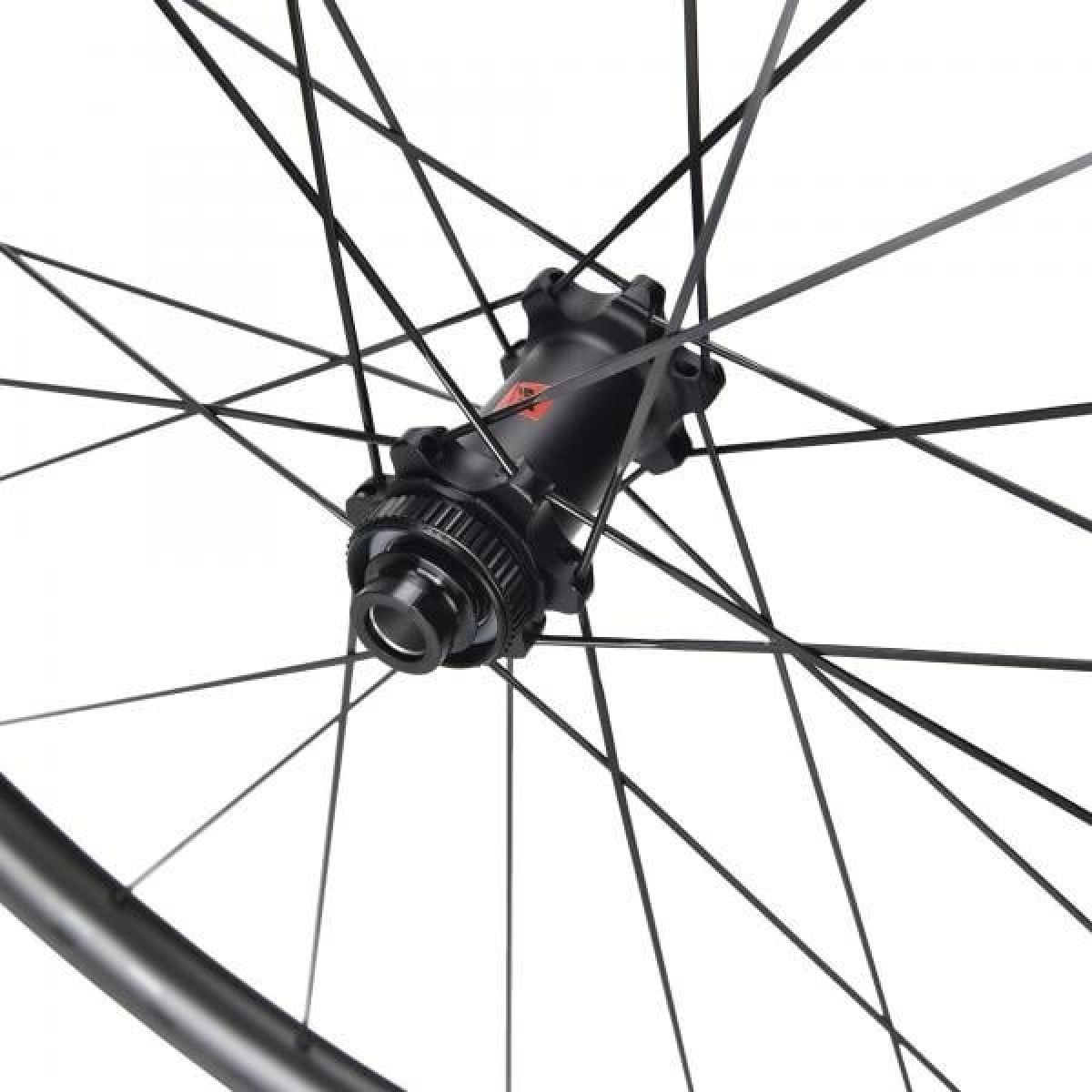 Ruote Anteriore e Posteriore MASSI X-Comp Carbonio Disc 32mm per Copertoni (Center Lock) 