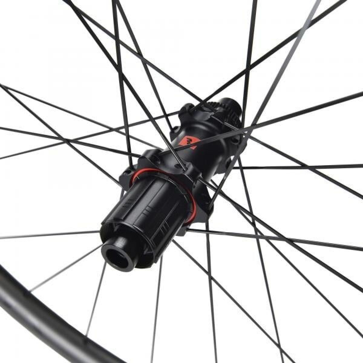 Ruote Anteriore e Posteriore MASSI X-Comp Carbonio Disc 32mm per Copertoni (Center Lock) 