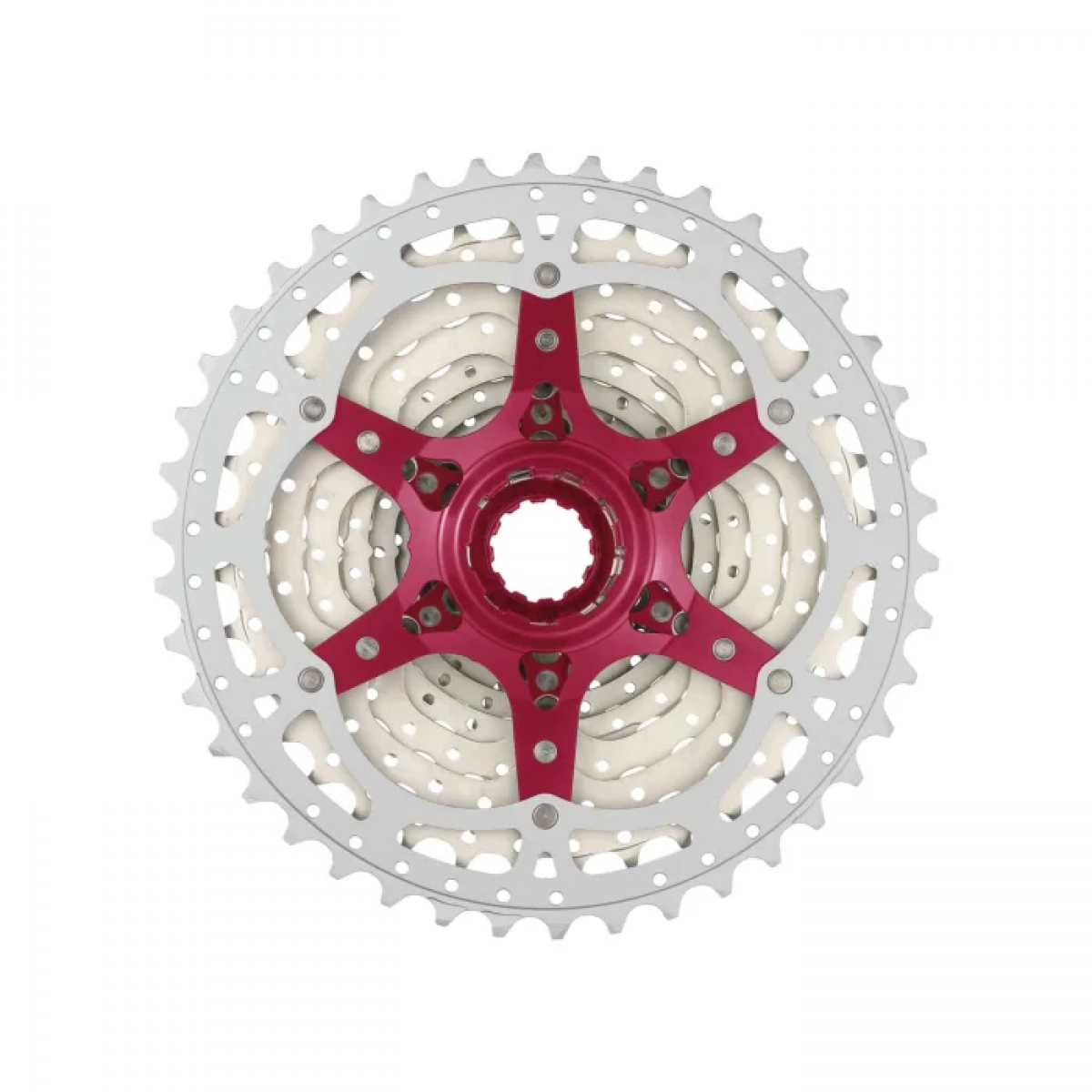 Cassetta Pacco Pignone SUNRACE MX3 10 V scala 11-46 Argento